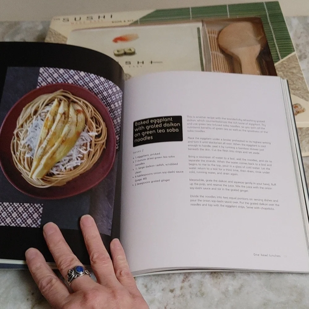 Sushi Set Plus Japanese-Inspired Cookbook